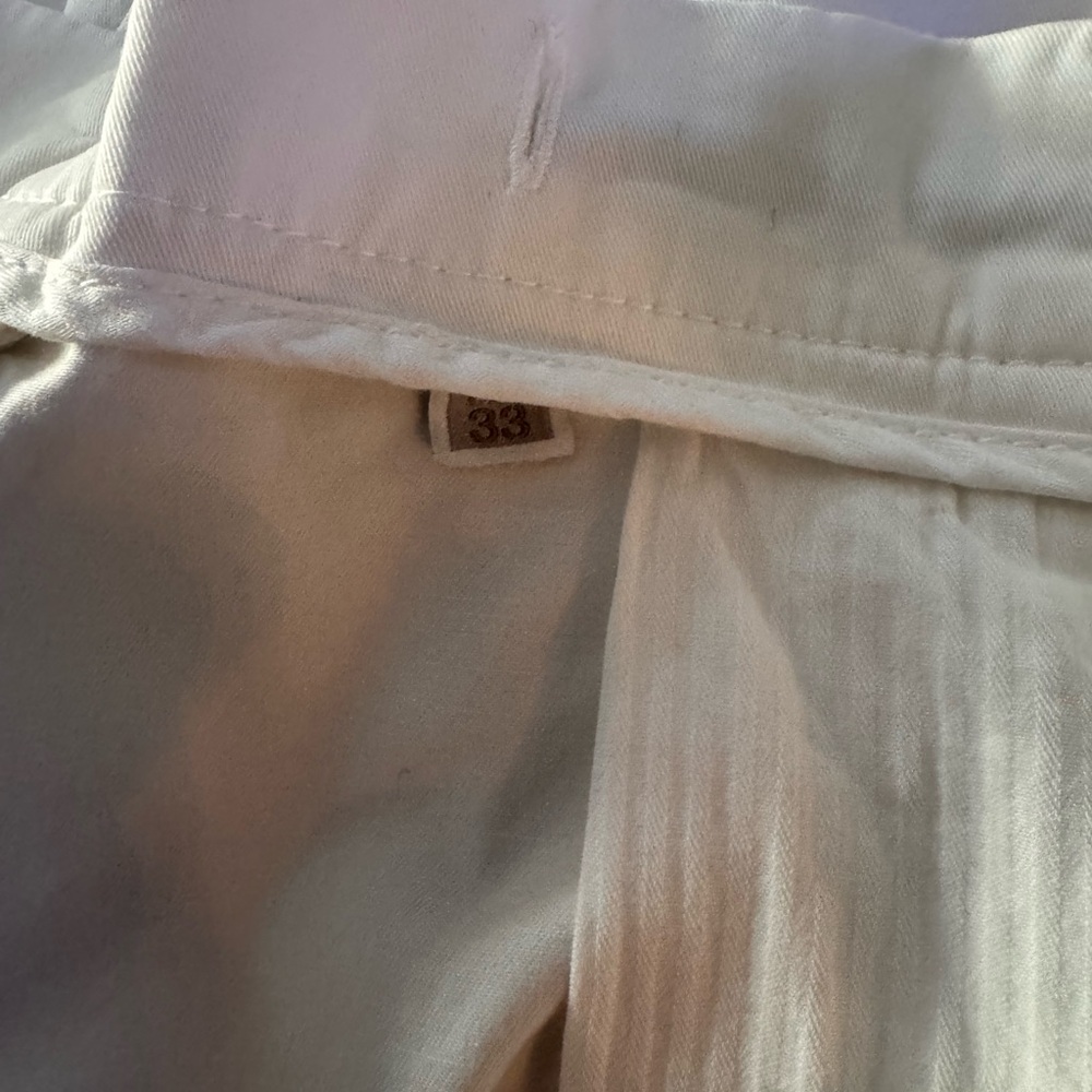 Eleventy Men’s White Drawstring Stretch-Cotton Sh… - image 7